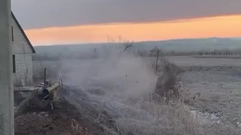 Ukrainian toastmaster sends invaders a rocket ATGM "Konkurs"