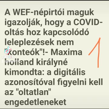 Hollnd Királynő Beatrix felszólalt a W.E.F.fórumom