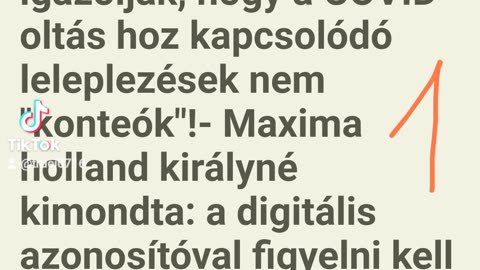 Hollnd Királynő Beatrix felszólalt a W.E.F.fórumom