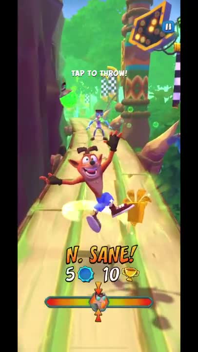 Nitro Lab Assistant Battle Run Gameplay - Crash Bandicoot: On The Run! (Season 4 Boss)