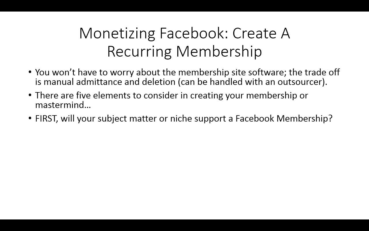 Facebook Monetization Secrets Free Video 3