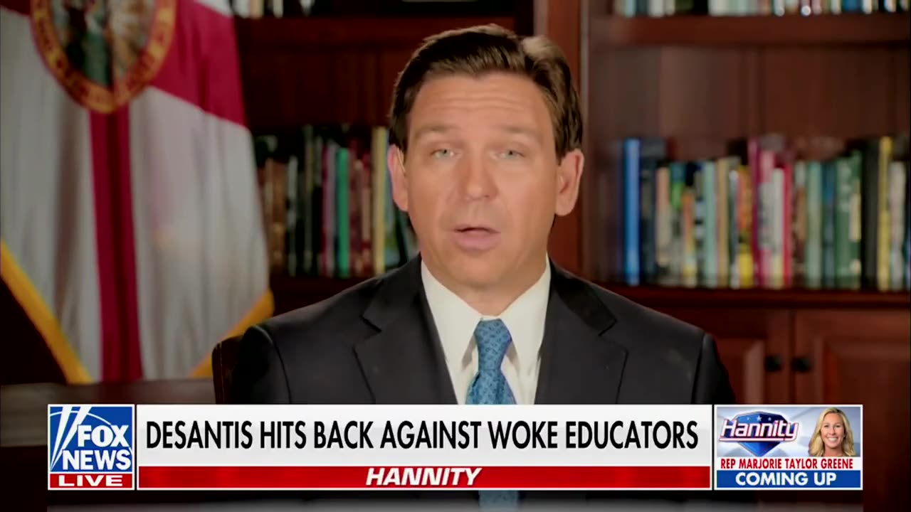 Desantis: "Second Graders Should Not Be Told They Were Born In The Wrong Body."