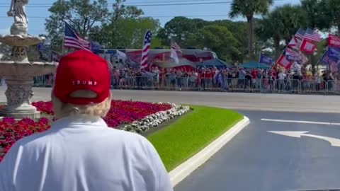 Outside of Trump International Golf Club in the GREAT state of FLORIDA! AWESOME!!