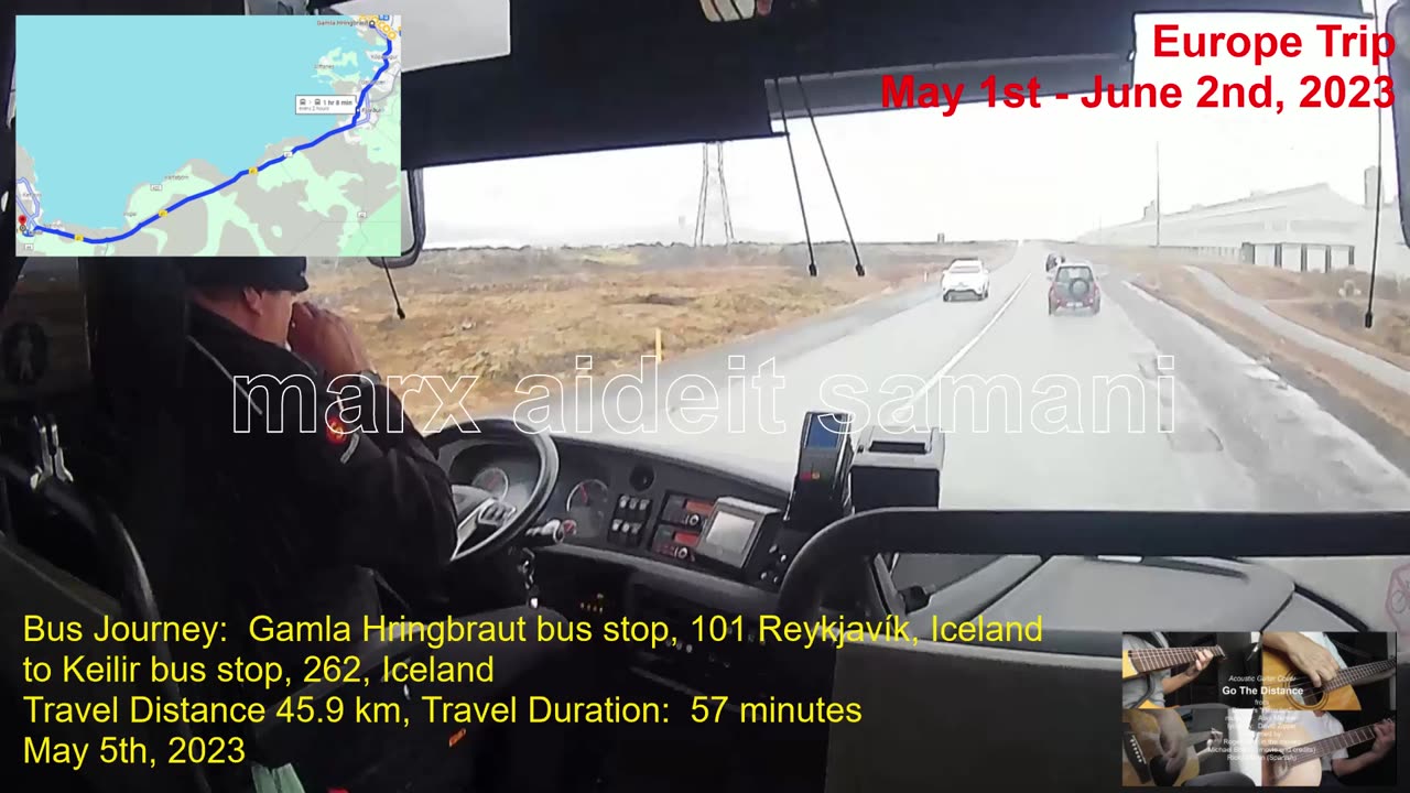 May 5th, 2023 31d Bus Ride: Gamla Hringbraut to Keilir, Keflavik, Iceland