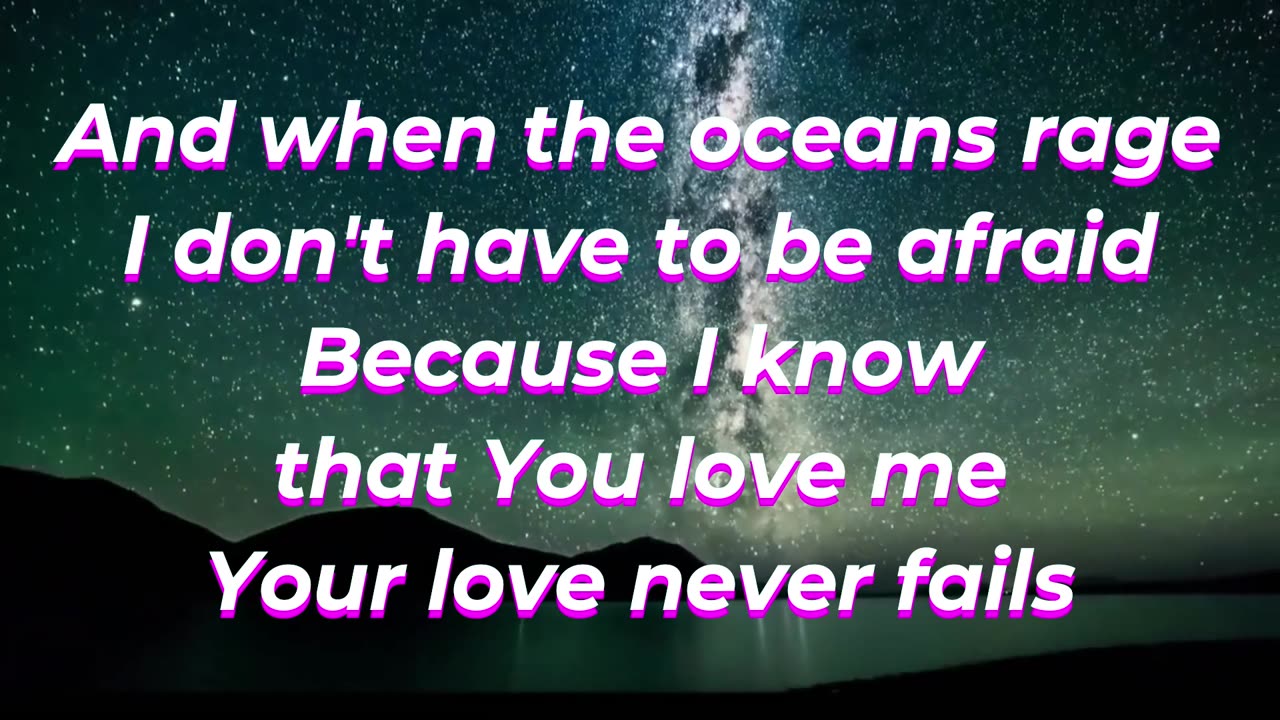 Your Love Never Fails - Jesus Culture (Instrumental Remix Lyric Video)