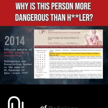 Why is this person more dangerous than Hitler