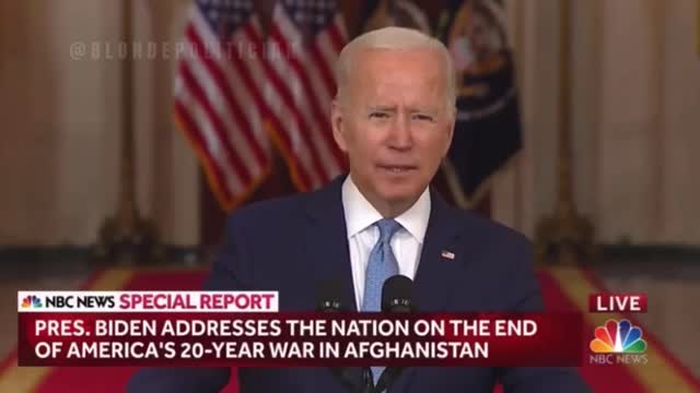 Biden Says “Who’s Left.”