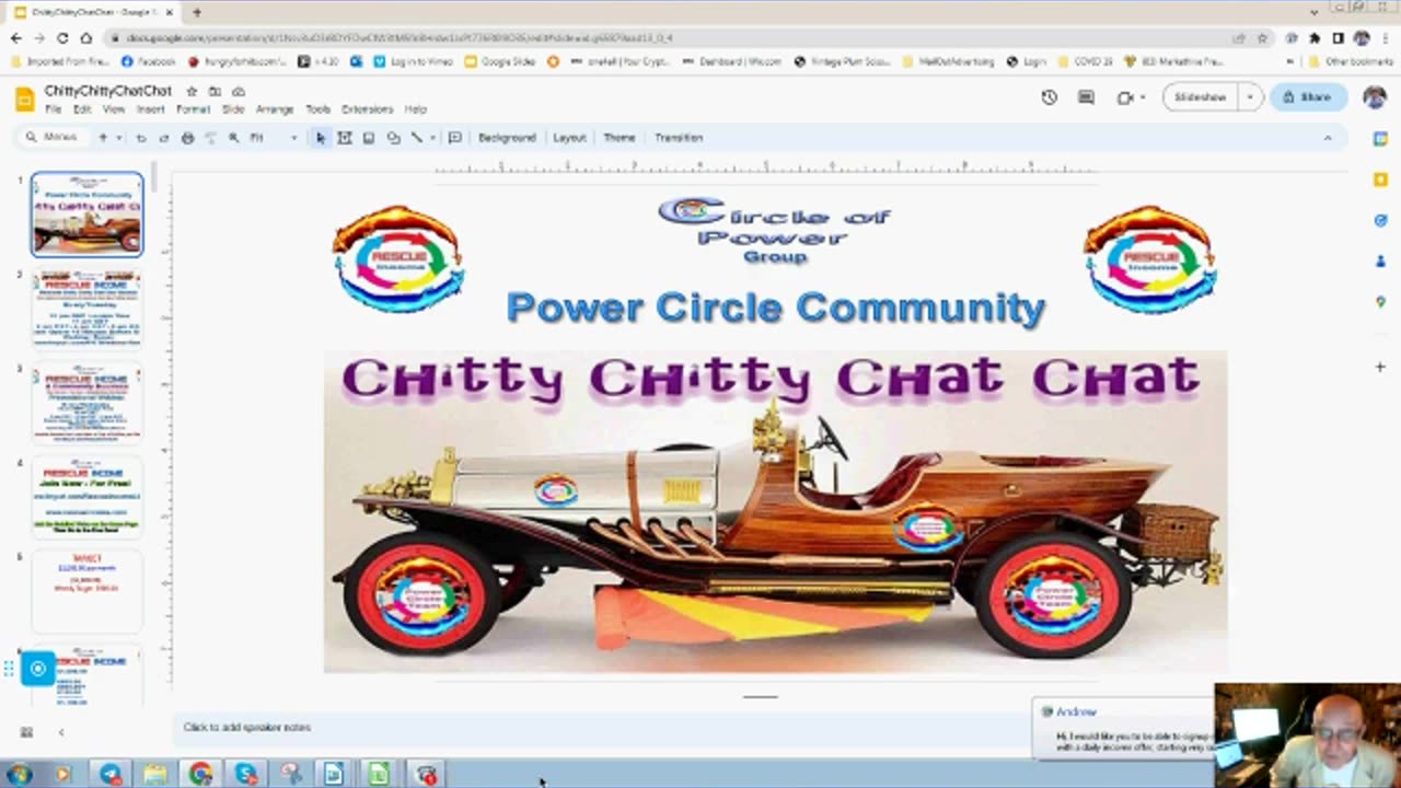 Rescue Income Chitty Chitty Chat Chat Webinar 28th 11th 2023