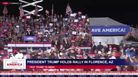 President Donald J. Trump in Florence, Arizona