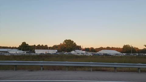 Ford SUV's Filling up Meade County Fairgrounds