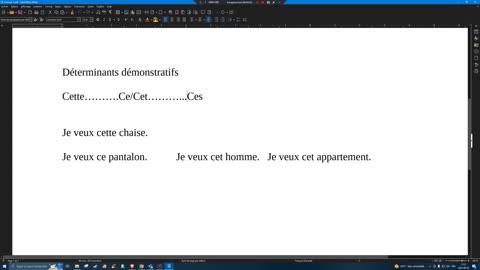 French 11: demonstrative determiners