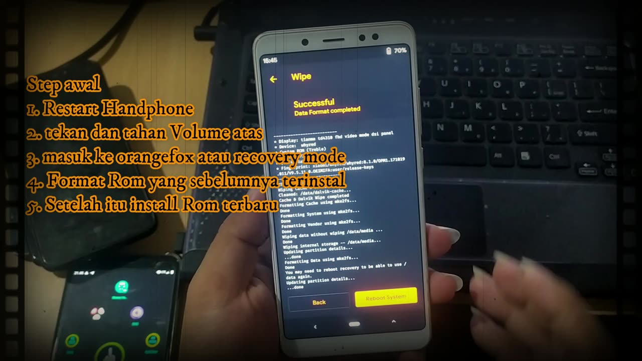 INSTALL CUSTOM ROM OCTAVI OS V1,3 WITH GAPPS WHYRED XIAOMI NOTE 5 PRO