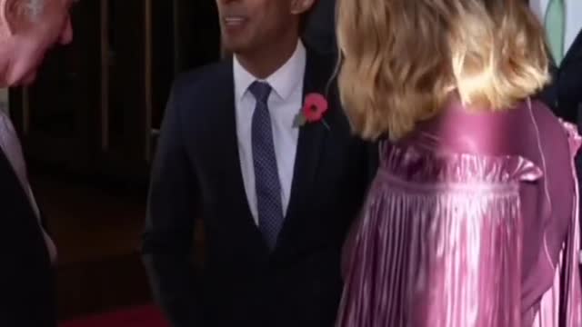 Stella McCartney forgets how to greet King