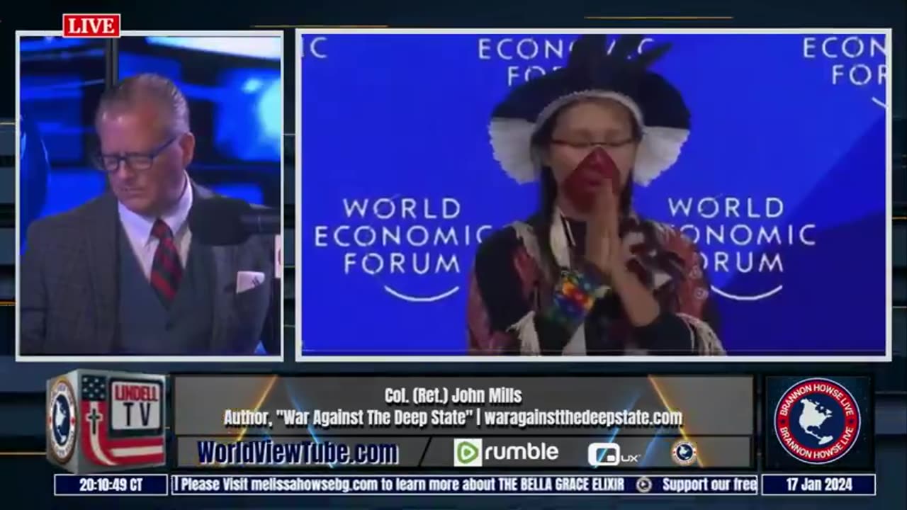 PAGAN RITUAL PERFORMED AT WEF