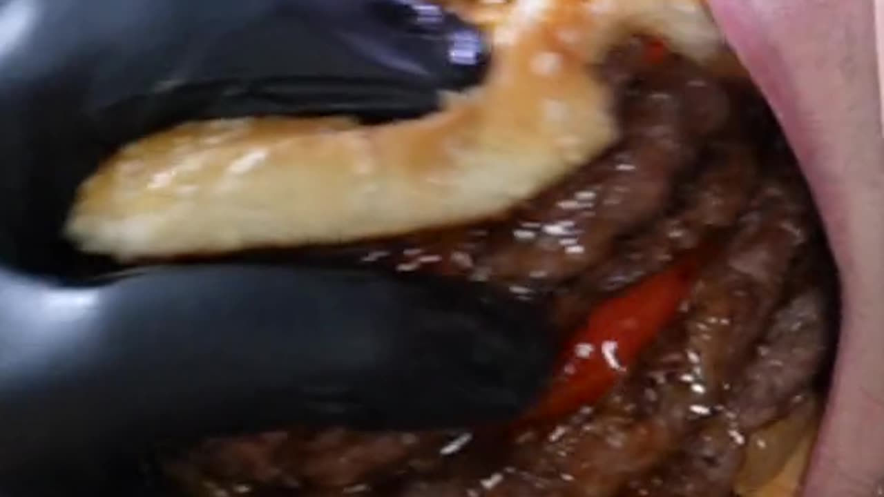 Burger Satisfying Eating Content