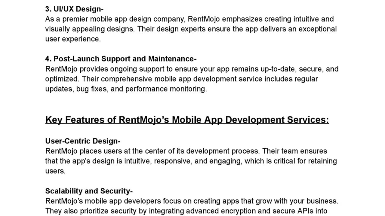 Mobile App Development Company : A Comprehensive Guide