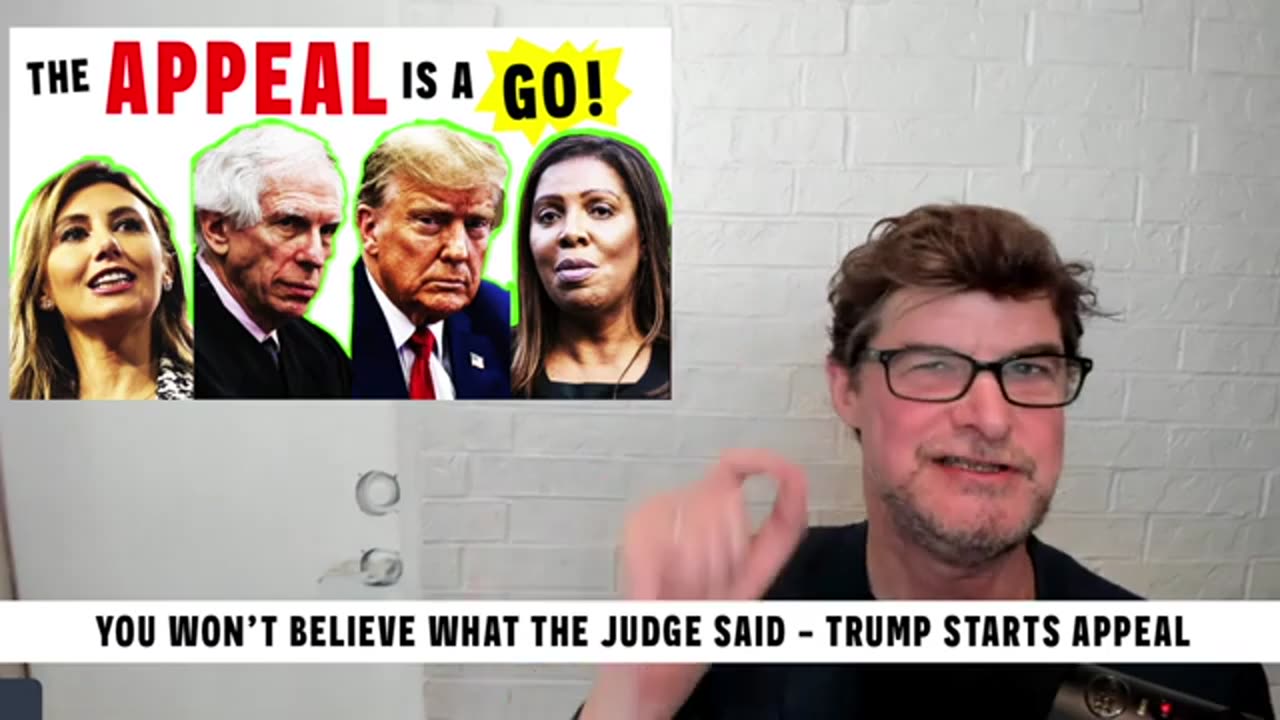 You Won't Believe What The Judge Said - Trump Starts Appeal Against Letitia James