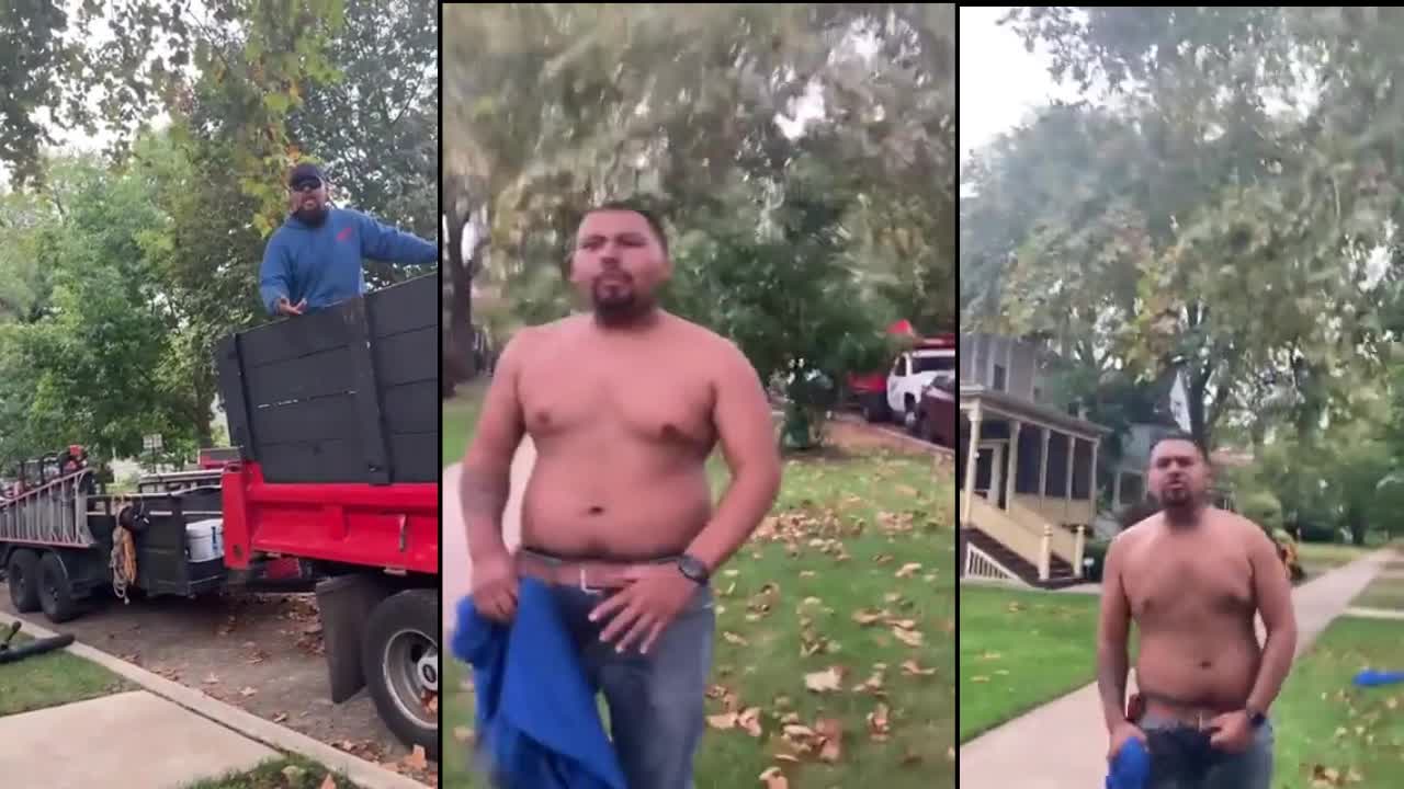 Liberal Activist messed with the Wrong Hard Labor Workers