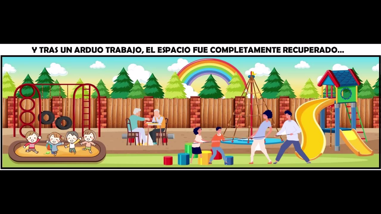 Cómics: Vecinos unidos: una lección de valores dentro de la comunidad