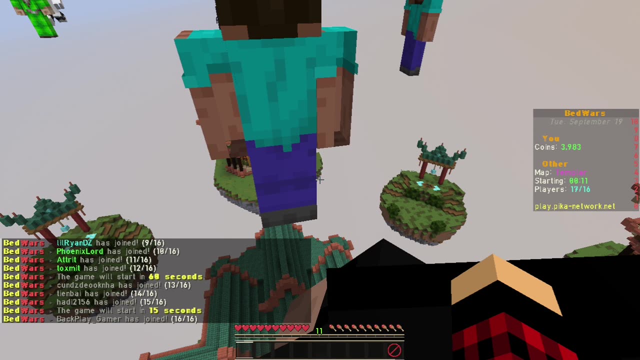 Minecraft Bedwars Live | Playing With Subscriber | join an fun