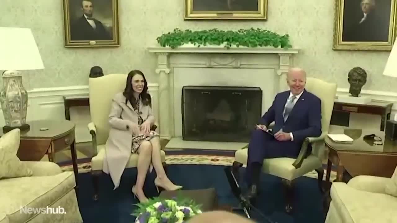 PM Jacinda Ardern meets US President Joe Biden at White House