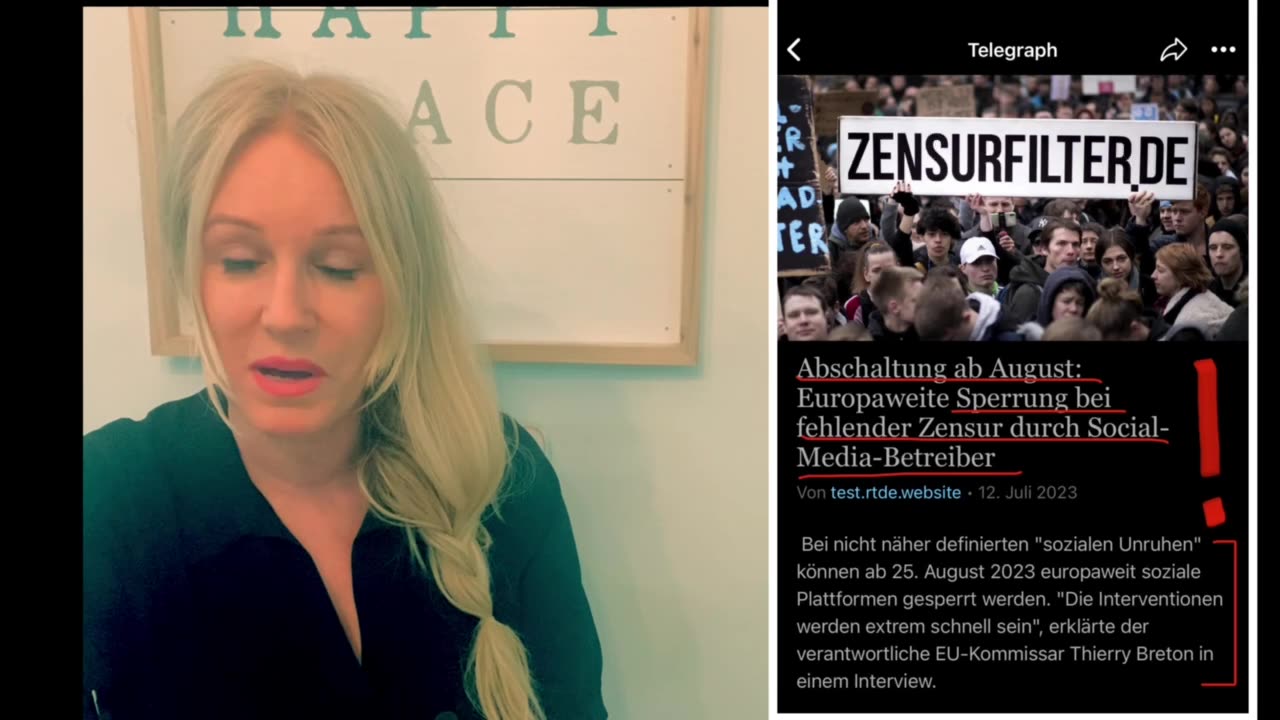 Miriam Hope zum DSA - der totalen Zensur für ganz Europa