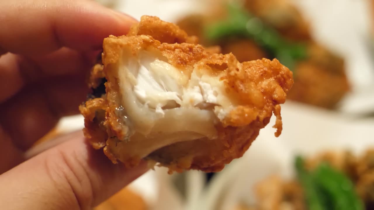 Amazing Skills of Blowfish Toxic Cleaning and Fried Blowfish - Korean Food [ASMR]