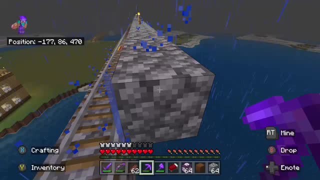 Destroying an old rail line Ep 4 part 10 : Kingdoms of Minecraftia Survival lets play