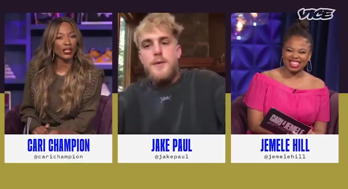 Trying to make boxing racist, Logan Paul.