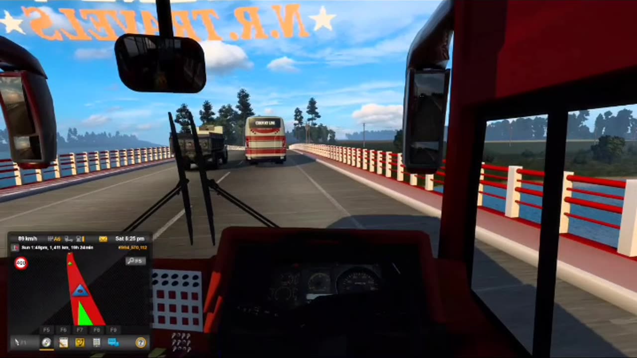 Ets2 Bangladeshi map gameplay | bus simulator Bangladesh gameplay |