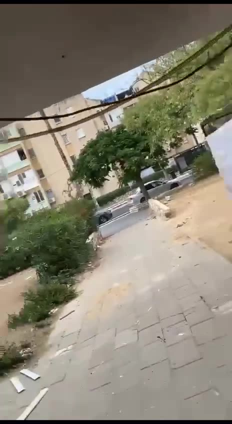 Resistance fires strike Tel Aviv, Israel.