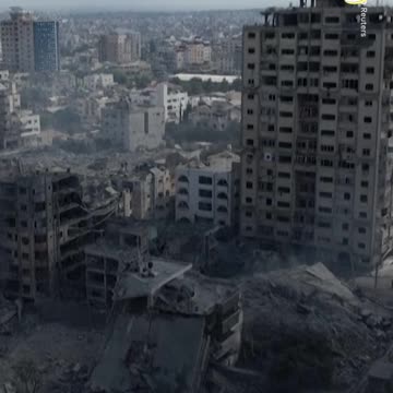 Drone Footage Shows Extensive Damage in Gaza After Israeli Airstrikes
