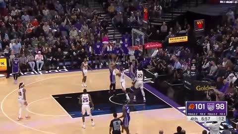 Textbook ball movement from the Sacramento Kings 🔥