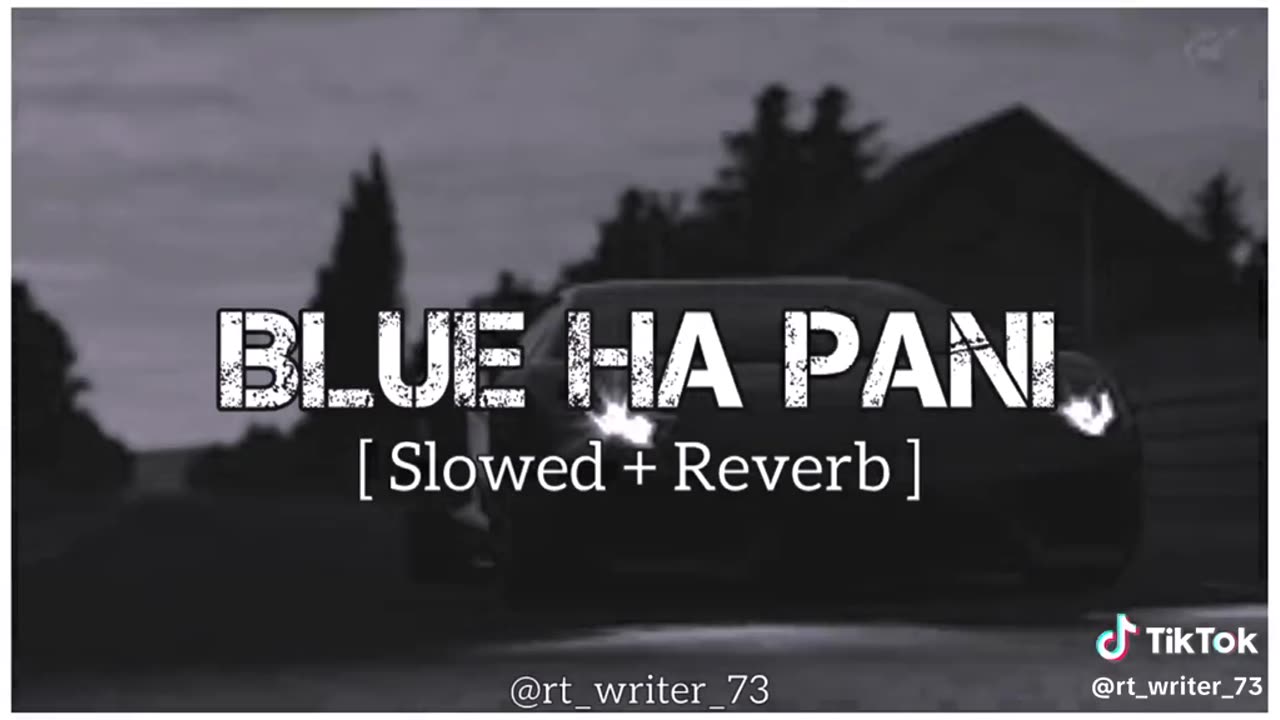 Blue Hai Pani Pani Song By Honey Singh Slow and Reverb song