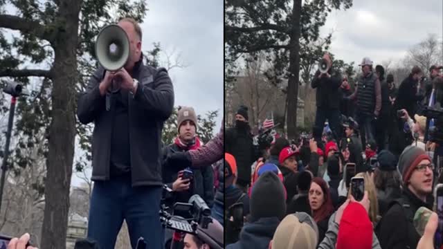 Alex Jones at the Capitol on Jan 6th (Updated 10/05/21)