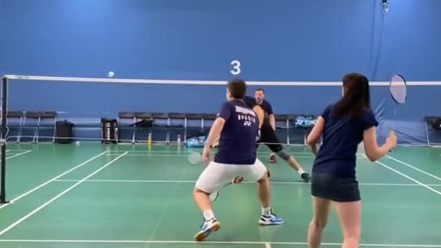 Badminton Netting Trickshot