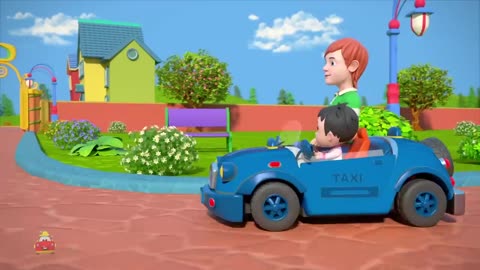 Wheels On The Train, Street Vehicles + More Kids Rhymes & Songs