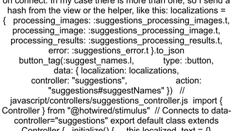 How to localize Stimulus JS value using i18n