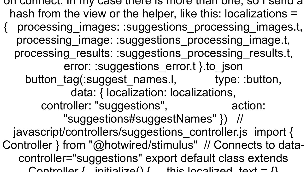 How to localize Stimulus JS value using i18n