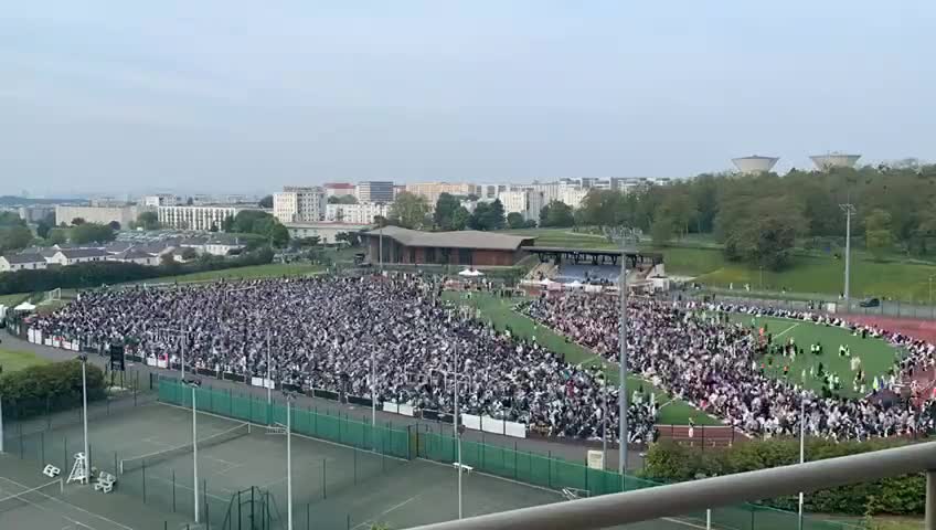 Conquered: Stadiums full of 'Allahu Akbar' Screams Marks the end of Ramadan in France