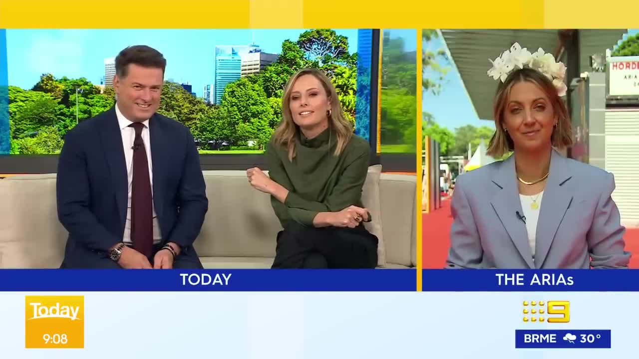 Live TV slip up has host laughing uncontrollably | Today Show Australia