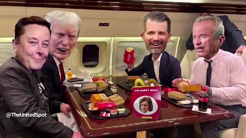 RFK Jr. eats McDonalds with Trump, Don Jr. and Elon...