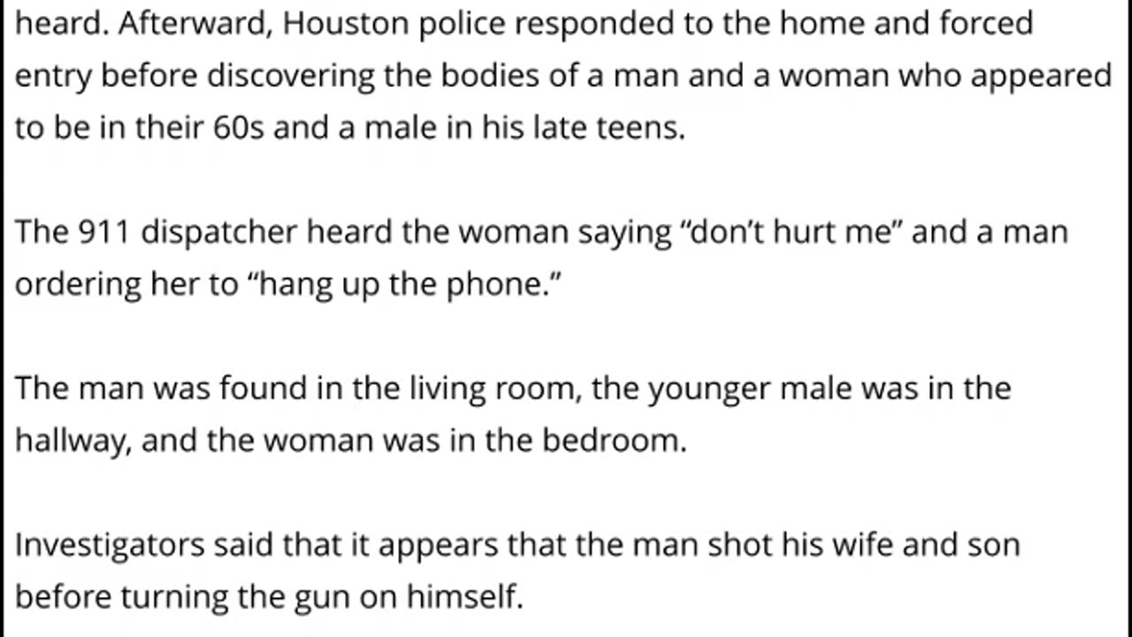 ‘Don’t Hurt Me’: Mom Frantically Called 911 Before Husband Killed Her & Son In Double Murder-Suicide