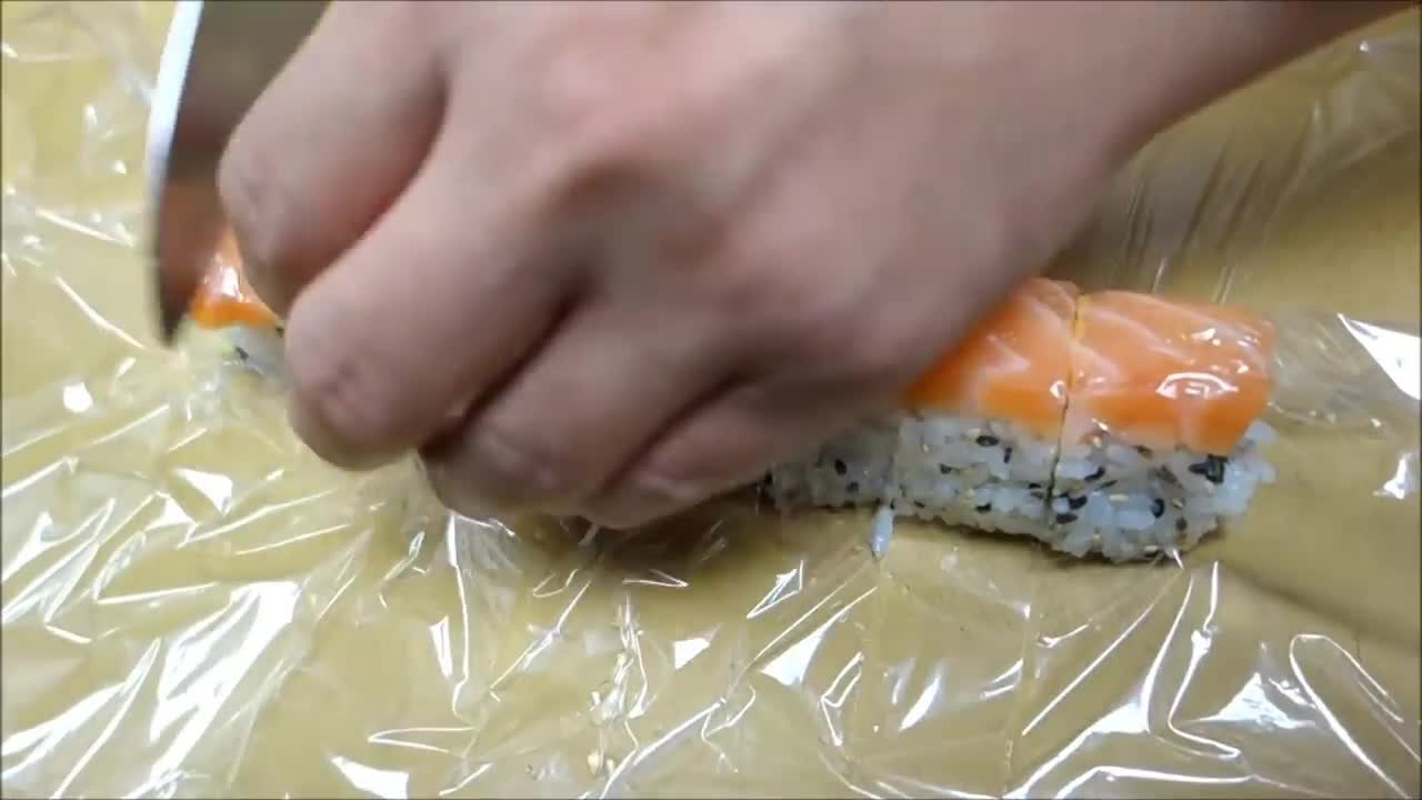 Crazy Salmon Roll - How To Make Sushi Series-3