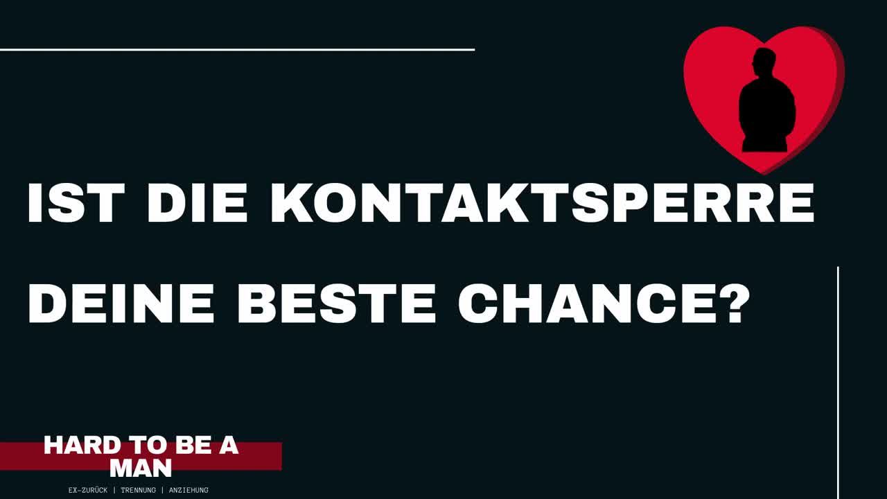 Ist die Kontaktsperre wirklich deine beste Chance?