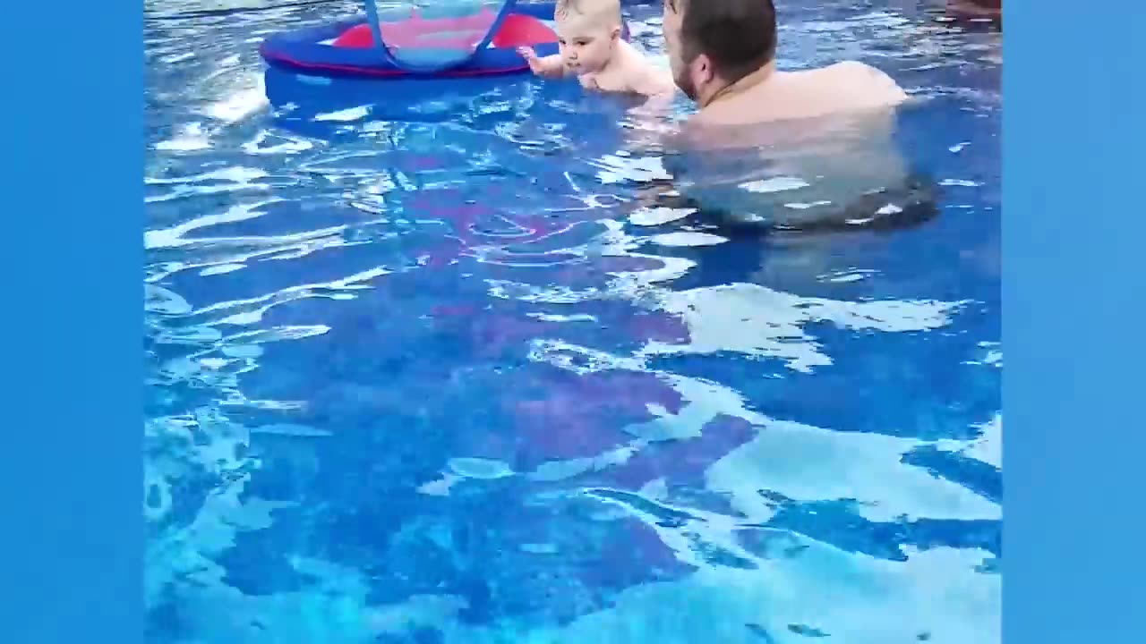 Go Swimming Of Baby ( Funny Baby Videos )