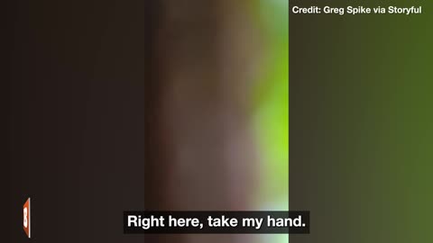 74-Yr-Old Grandpa Catches Woman Jumping from Hotel Room Fire