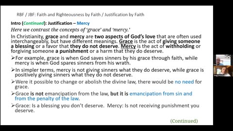 Righteousness by Faith / Justification by Faith (part 4)