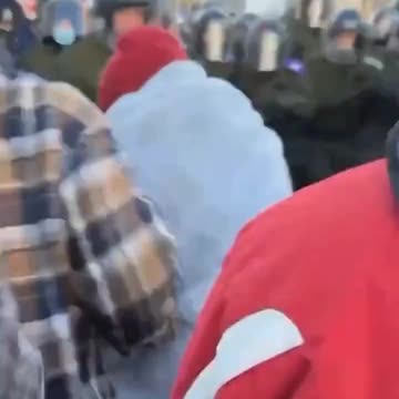 Ottawa Police trampled an elder lady, what are you doing?