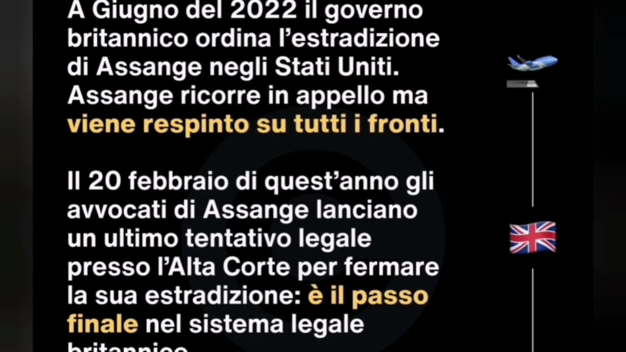 Il caso Assange riassunto in poco più di due minuti...